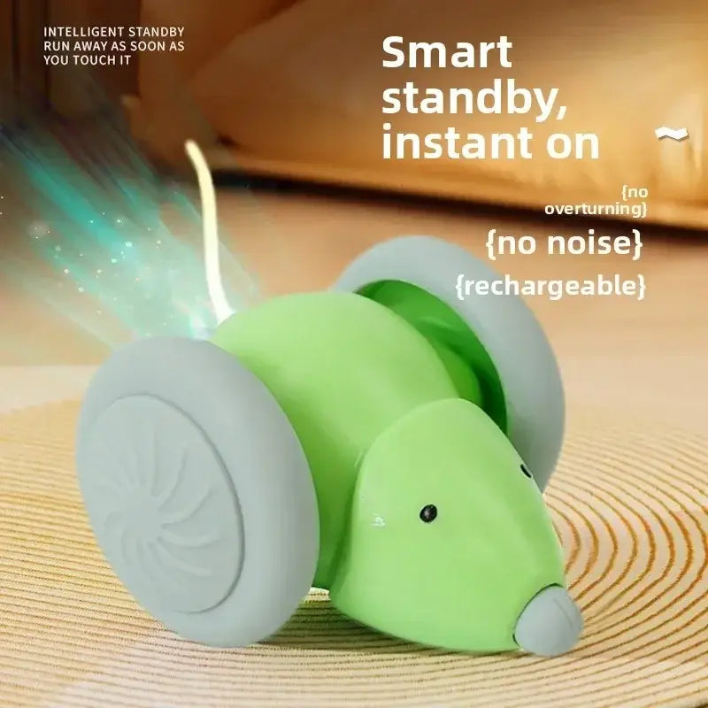 Mouse Car Cat Toy Interactive Laser Teaser Stick for Kittens Indoor Chase Exercise Play Daily Pet Entertainment Supplies