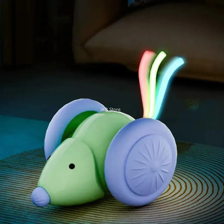 Mouse Car Cat Toy Interactive Laser Teaser Stick for Kittens Indoor Chase Exercise Play Daily Pet Entertainment Supplies
