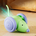 Mouse Car Cat Toy Interactive Laser Teaser Stick for Kittens Indoor Chase Exercise Play Daily Pet Entertainment