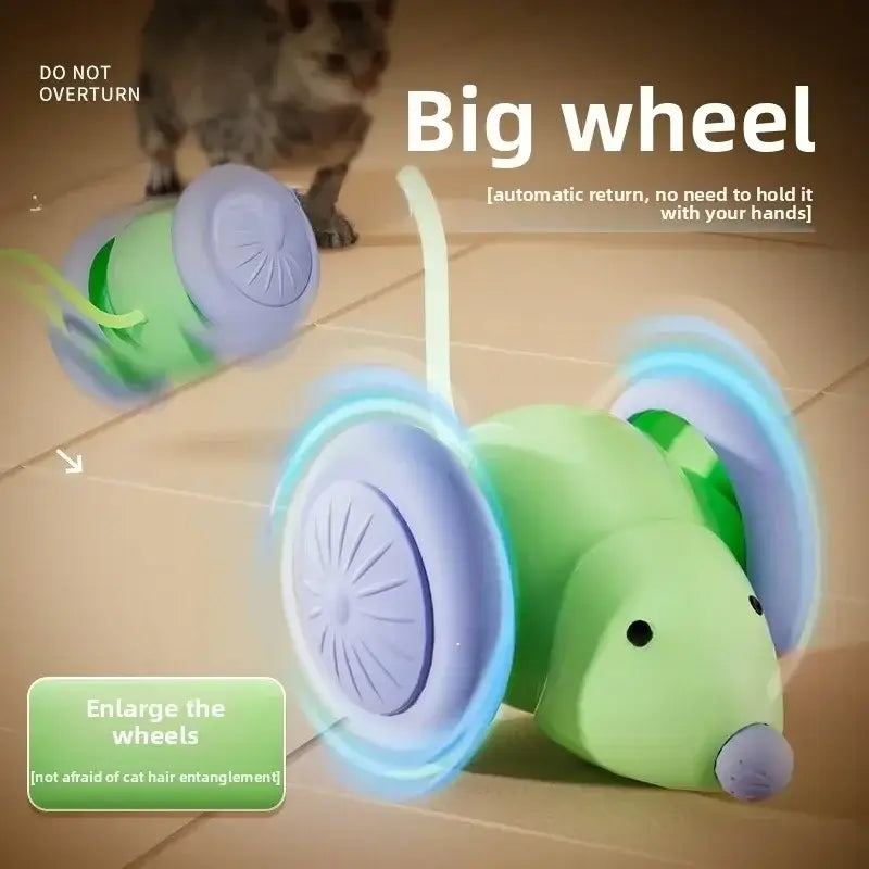 Mouse Car Cat Toy Interactive Laser Teaser Stick for Kittens Indoor Chase Exercise Play Daily Pet Entertainment Supplies