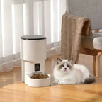 New 4L Automatic Pet Feeder WiFi Enabled Intelligent Cat And Dog Food Dispenser Smart Pet Feeder with Button Control