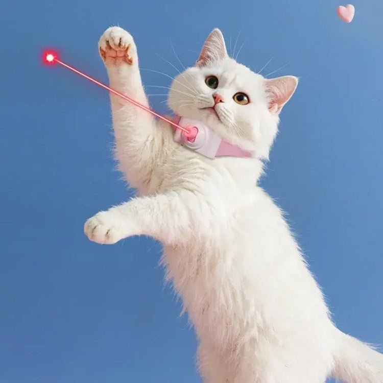 New Cat Laser Toy Cat Teaser Laser Collar Cat Interactive Toys For Indoor Kitten Automatic Cats Toy Pet Supplies