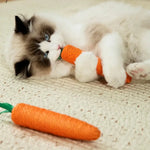 New Cat toys make sounds carrots cat sticks self-sex kitten teething sticks resistant to bites cats toys pet supplies