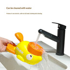 New Cute Duck Automatic Pet Feeder for Cats Dogs Smart Interactive Food Dispenser Auto Pet Feeding Bowl Pet Supplies