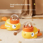 New Cute Duck Automatic Pet Feeder for Cats Dogs Smart Interactive Food Dispenser Auto Pet Feeding Bowl Pet Supplies