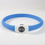 New Led Luminous Dog Collar PVC Waterproof For Large Medium Small Dogs Collar Usb Light Night Safety Pet Glowing