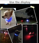 New Led Luminous Dog Collar PVC Waterproof For Large Medium Small Dogs Collar Usb Light Night Safety Pet Glowing