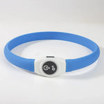 New Led Luminous Dog Collar PVC Waterproof For Large Medium Small Dogs Collar Usb Light Night Safety Pet Glowing