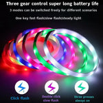 New Led Luminous Dog Collar PVC Waterproof For Large Medium Small Dogs Collar Usb Light Night Safety Pet Glowing