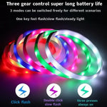 New Led Luminous Dog Collar PVC Waterproof For Large Medium Small Dogs Collar Usb Light Night Safety Pet Glowing