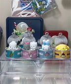 New Product In Stock Kt Cat Canned Food Blind Box Design Cute Pudding Dog Cinnamoroll Desktop Ornament Holiday Gift For