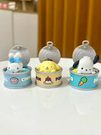 New Product In Stock Kt Cat Canned Food Blind Box Design Cute Pudding Dog Cinnamoroll Desktop Ornament Holiday Gift For