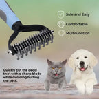 New Professional Pet Cat Hair Removal Comb Brush Dog Grooming Shedding Tools Puppy Hair Shedding Trimmer Pet Fur