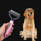 New Professional Pet Cat Hair Removal Comb Brush Dog Grooming Shedding Tools Puppy Hair Shedding Trimmer Pet Fur