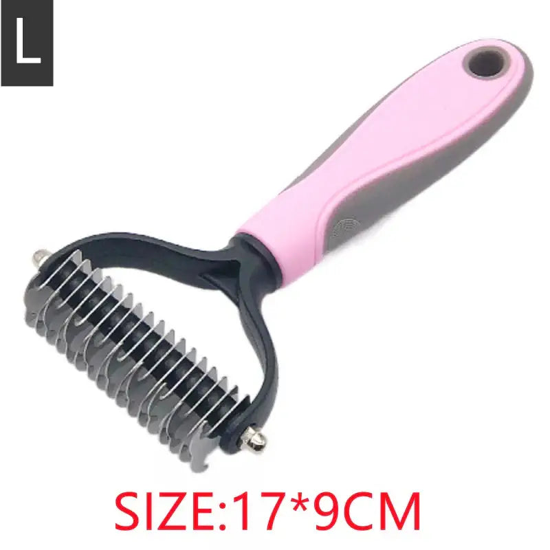 New Professional Pet Cat Hair Removal Comb Brush Dog Grooming Shedding Tools Puppy Hair Shedding Trimmer Pet Fur