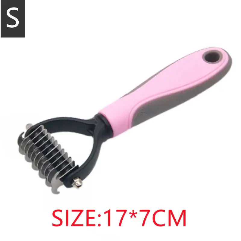 New Professional Pet Cat Hair Removal Comb Brush Dog Grooming Shedding Tools Puppy Hair Shedding Trimmer Pet Fur