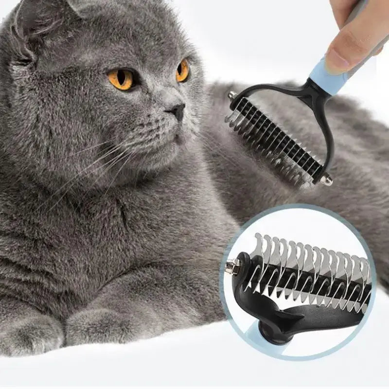 New Professional Pet Cat Hair Removal Comb Brush Dog Grooming Shedding Tools Puppy Hair Shedding Trimmer Pet Fur