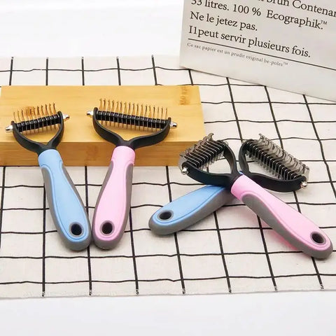 New Professional Pet Cat Hair Removal Comb Brush Dog Grooming Shedding Tools Puppy Hair Shedding Trimmer Pet Fur