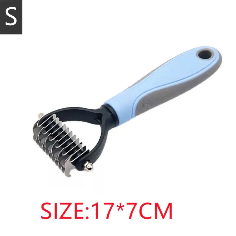 New Professional Pet Cat Hair Removal Comb Brush Dog Grooming Shedding Tools Puppy Hair Shedding Trimmer Pet Fur