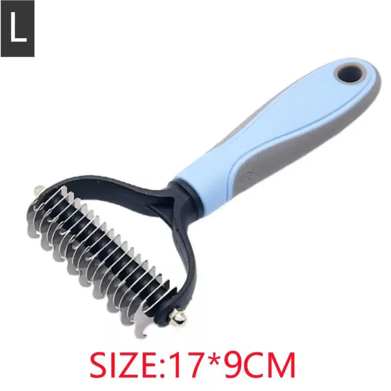 New Professional Pet Cat Hair Removal Comb Brush Dog Grooming Shedding Tools Puppy Hair Shedding Trimmer Pet Fur