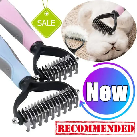 New Professional Pet Cat Hair Removal Comb Brush Dog Grooming Shedding Tools Puppy Hair Shedding Trimmer Pet Fur