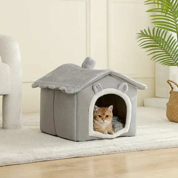 Niche pour chat pliable – maison pour chat cosy