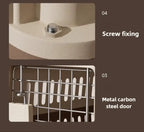 Outdoor Pet Cat Bath Carrying Supplies Large Capacity Aviation Box Car Mounted Cat Cage Portable Breathable Cat