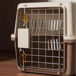 Outdoor Pet Cat Bath Carrying Supplies Large Capacity Aviation Box Car Mounted Cat Cage Portable Breathable Cat