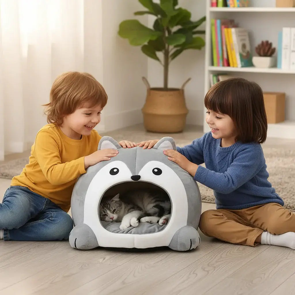 Panier Chat Doux Ultra Confort | Lit Chat PawFrance