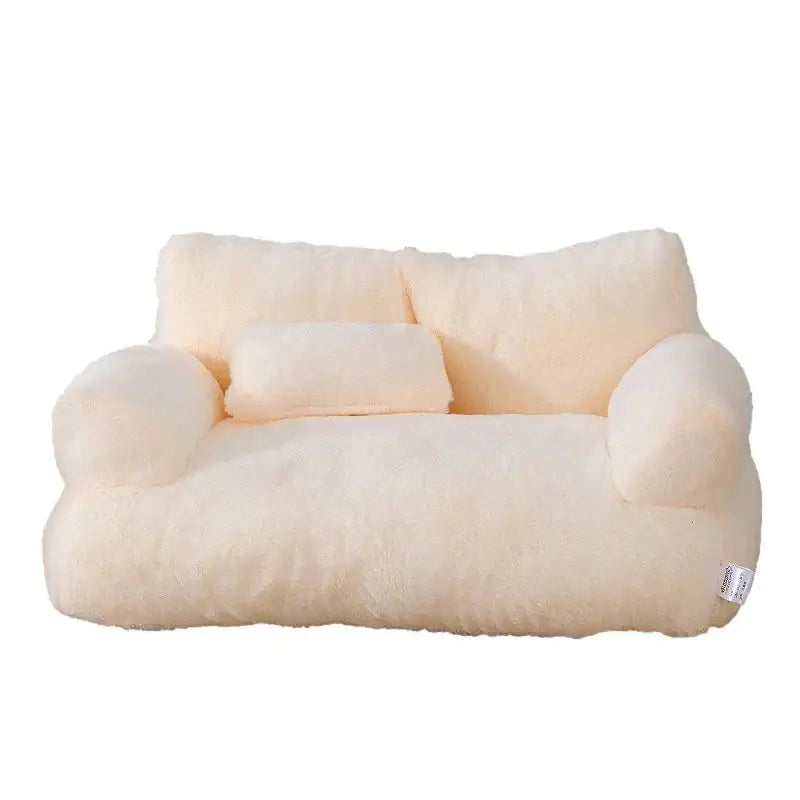 Panier de luxe pour chat doux et confortable, parfait pour le repos et la détente de votre animal.