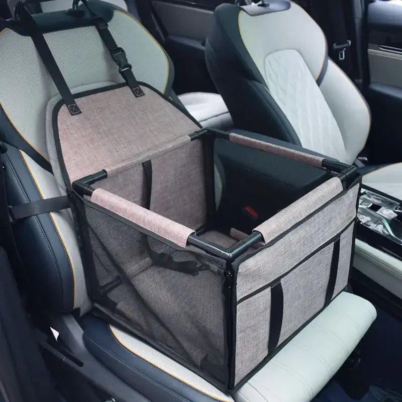 Panier de siège auto pour chien - Coffee