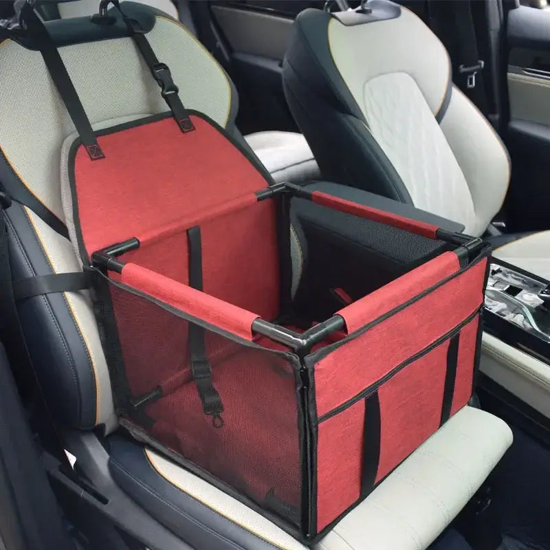 Panier de siège auto pour chien - Red
