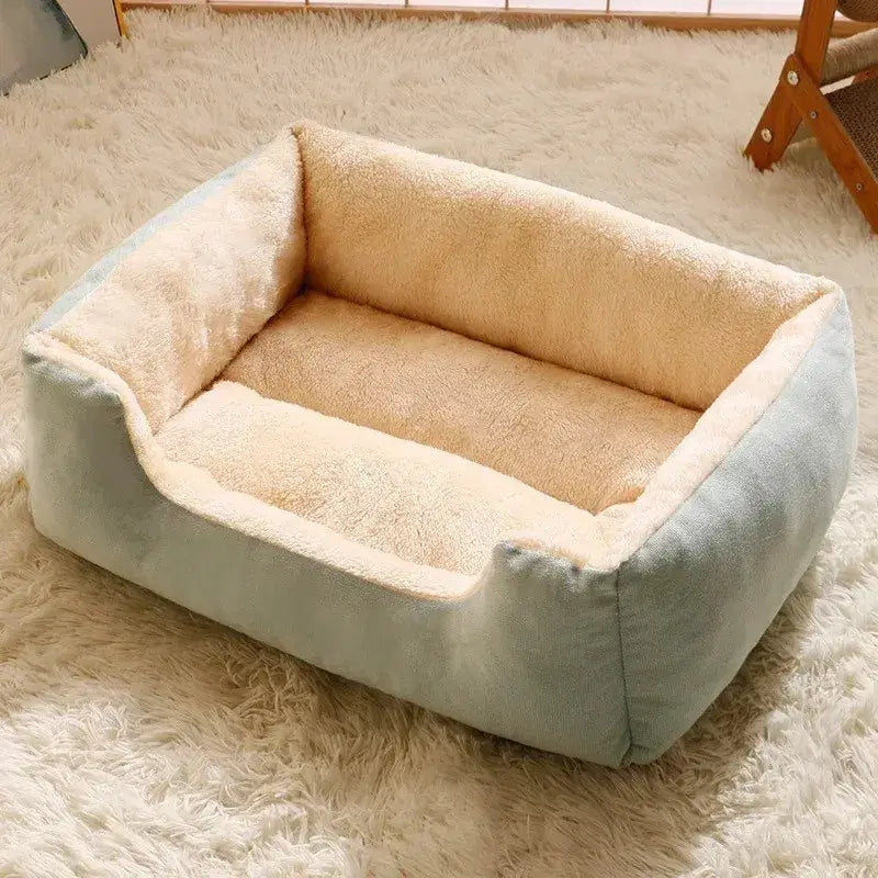 Panier douillet pour animaux de compagnie - Green / S 45x30cm