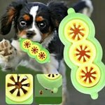Pea Shaped Dog Treat Dispensing Toy Puzzle Slow Feeder IQ Training Mental Stimulation Pet Feeder for Large Medium Small