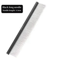 Peigne à 2 rangées pour le toilettage des chiens - Black Long needle / 19cm