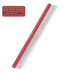 Peigne à 2 rangées pour le toilettage des chiens - Red Short needle / 19cm