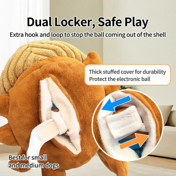 Peluche interactive pour chien