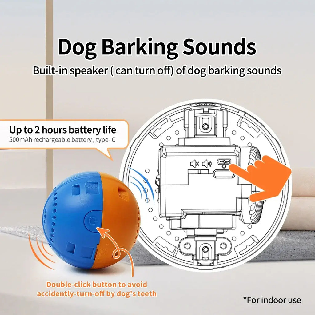 Peluche interactive pour chien