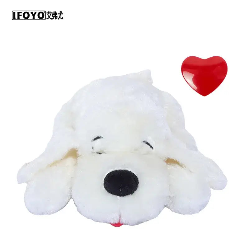 Peluche pour chien d’entraînement - White dog Heartbeat
