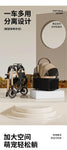 Pet 2-in-1 Portable Foldable Pet Strollers with Detachable Bag for Dogs Cats and Small Outdoor Pet Carts Basket Can Be