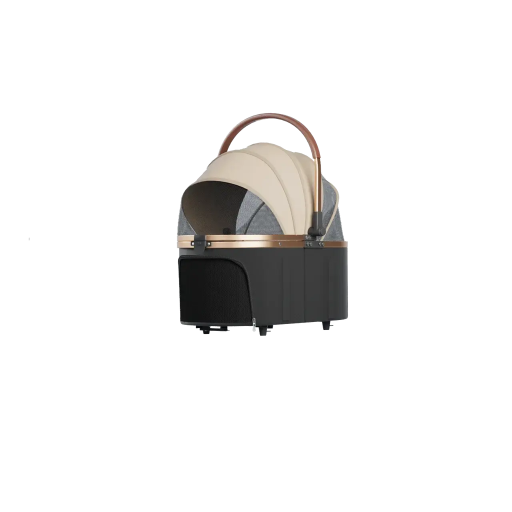 Pet 2-in-1 Portable Foldable Pet Strollers with Detachable Bag for Dogs Cats and Small Outdoor Pet Carts Basket Can Be