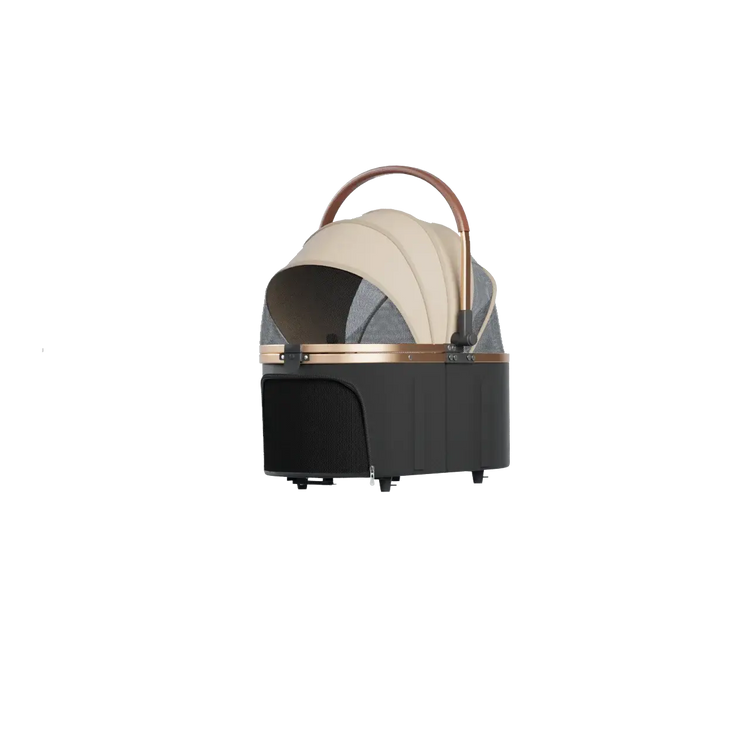 Pet 2-in-1 Portable Foldable Pet Strollers with Detachable Bag for Dogs Cats and Small Outdoor Pet Carts Basket Can Be