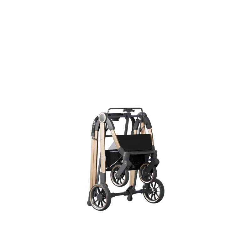 Pet 2-in-1 Portable Foldable Pet Strollers with Detachable Bag for Dogs Cats and Small Outdoor Pet Carts Basket Can Be