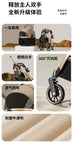 Pet 2-in-1 Portable Foldable Pet Strollers with Detachable Bag for Dogs Cats and Small Outdoor Pet Carts Basket Can Be