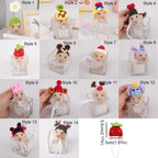Pet Accessories Cartoon Hamster Hat Handmade Adjustable Pet Knitted Hat Soft Hamster Headwear For Parrot Guinea Pig