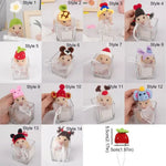 Pet Accessories Cartoon Hamster Hat Handmade Adjustable Pet Knitted Hat Soft Hamster Headwear For Parrot Guinea Pig