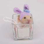 Pet Accessories Cartoon Hamster Hat Handmade Adjustable Pet Knitted Hat Soft Hamster Headwear For Parrot Guinea Pig