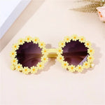 Pet Accessories Flower Sunglasses Circular Role Playing Glasses Photo Props Glasses For Cats And Small And Paracord Dog