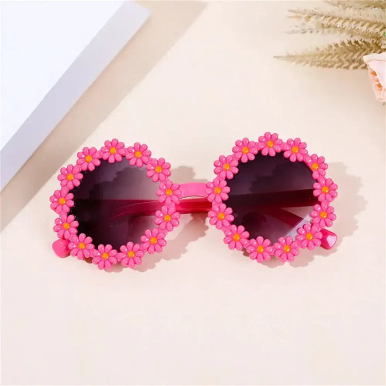 Pet Accessories Flower Sunglasses Circular Role Playing Glasses Photo Props Glasses For Cats And Small And Paracord Dog