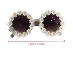 Pet Accessories Flower Sunglasses Circular Role Playing Glasses Photo Props Glasses For Cats And Small And Paracord Dog
